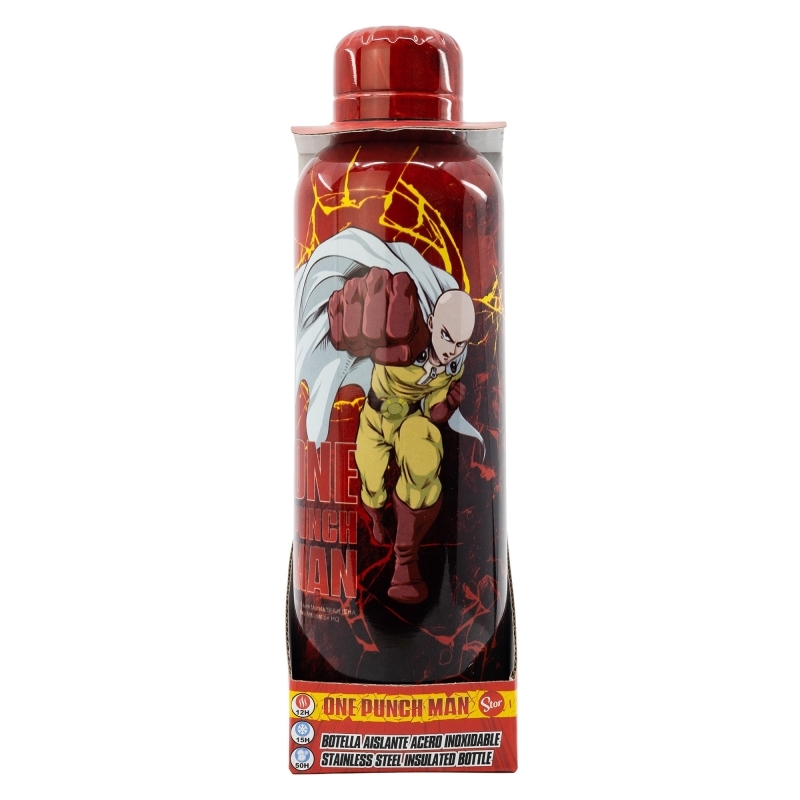 ONE PUNCH MAN - Bouteille en Acier Inoxydable Isotherme - 515ml