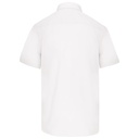 Chemise popeline polycoton manches courtes homme