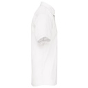 Chemise popeline polycoton manches courtes homme