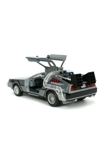 Back to the Future DeLorean Time Machine with Light 1:24 Die-Cast