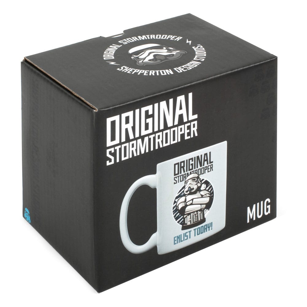 Original Stormtrooper mug Enlist Today White