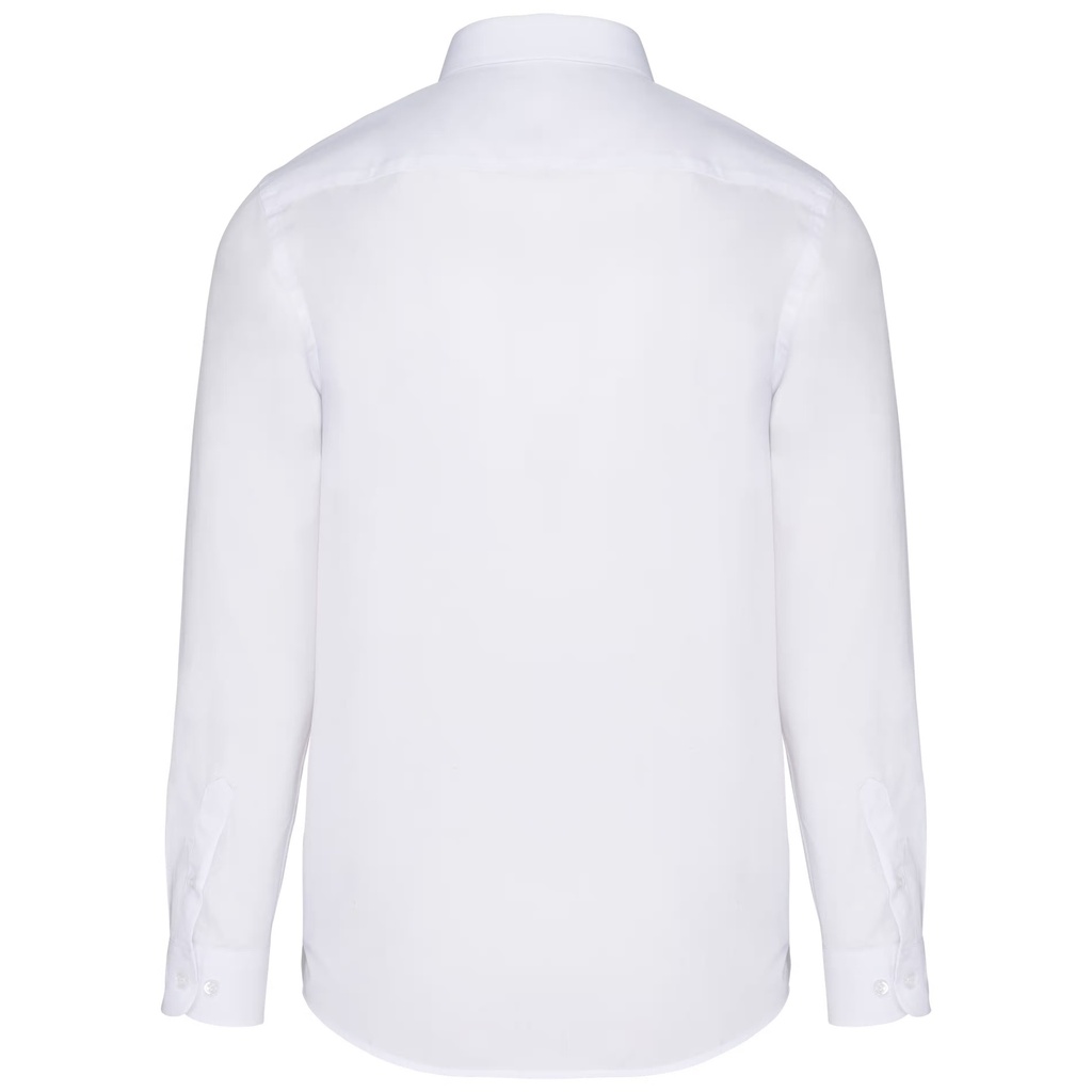 Chemise popeline polycoton entretien facile homme