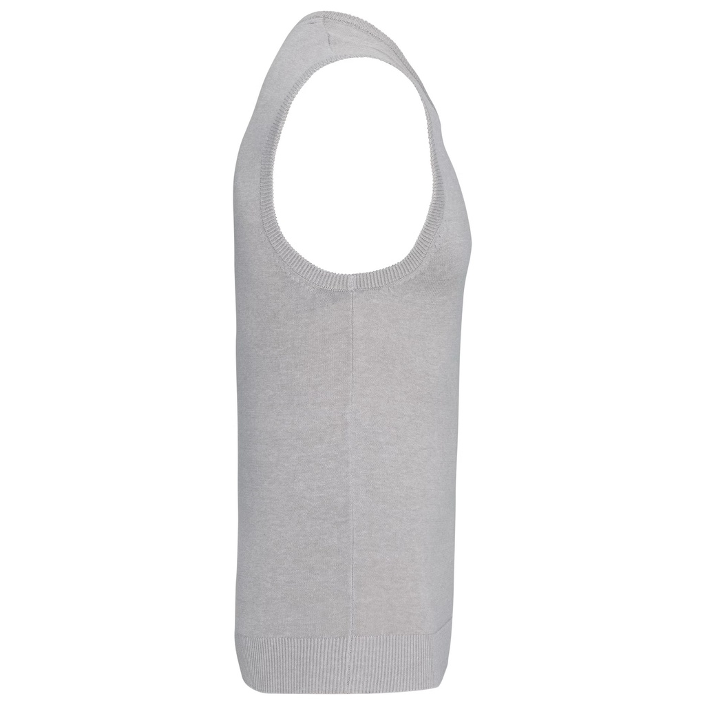 Pull col V sans manches