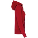 Sweat-shirt vintage zippé à capuche femme