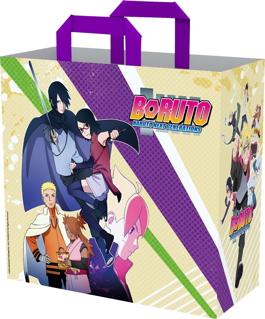 Konix Boruto Naruto Next Generations Shopping Bag 40 X 45 X 20 Cm Recycled Material