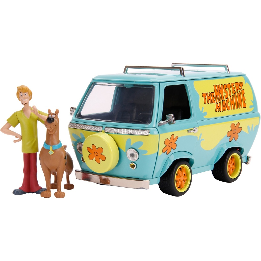 Scooby Doo Mystery Machine with Shaggy & Scooby Figures