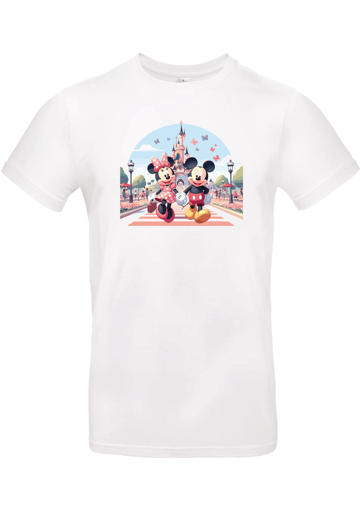 T-Shirt B&C E190 - A20 - Mickey/Minnie Château