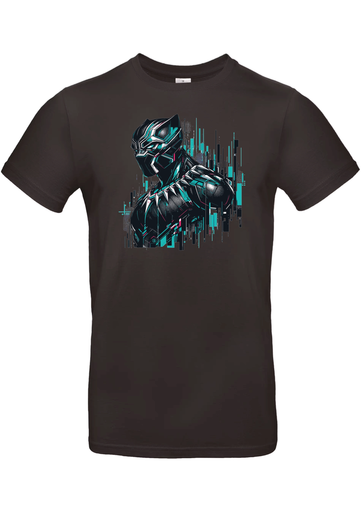 T-Shirt B&C E190 - B01 - Black Panthers - futuriste noir