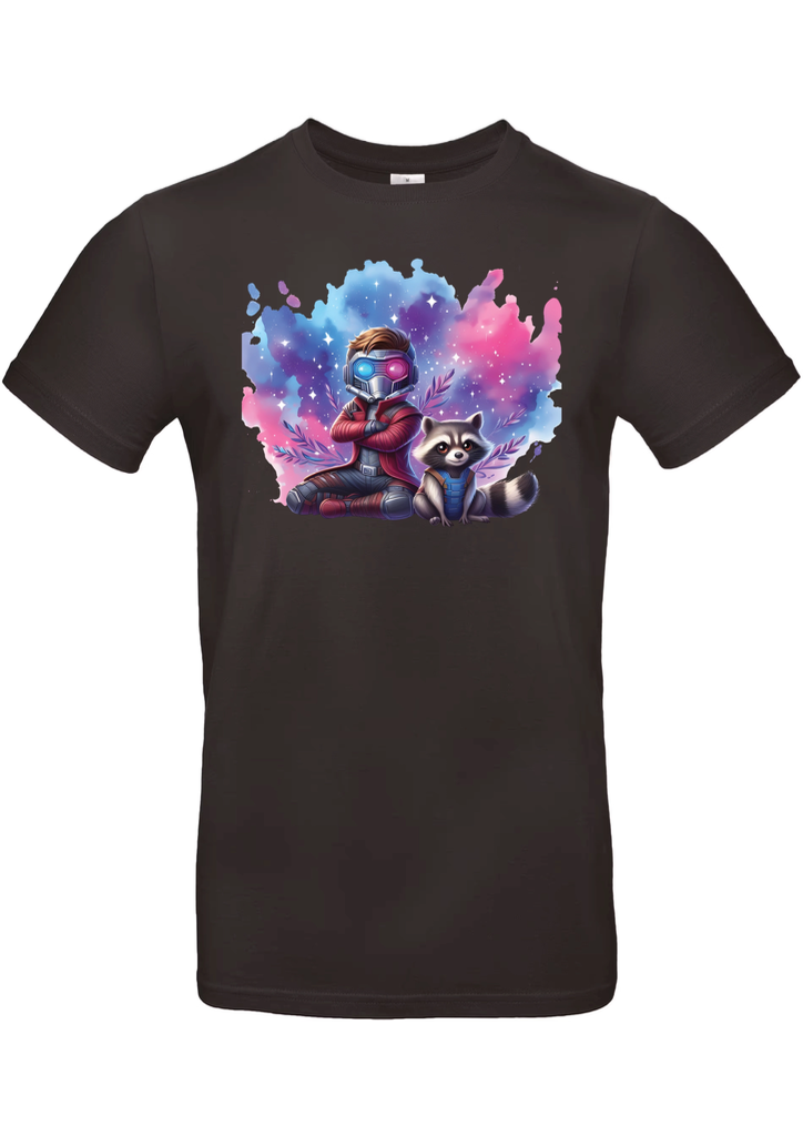 T-Shirt B&C E190 - B13 - Star Lord & Baby Rocket