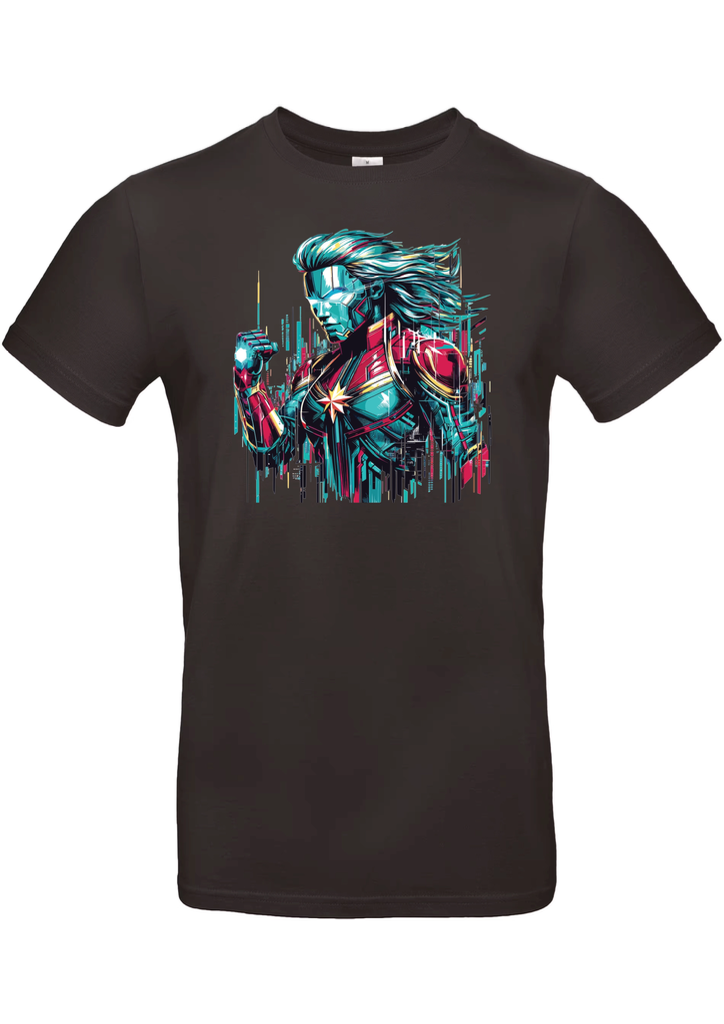 T-Shirt B&C E190 - B21 - Captain Marvel poing