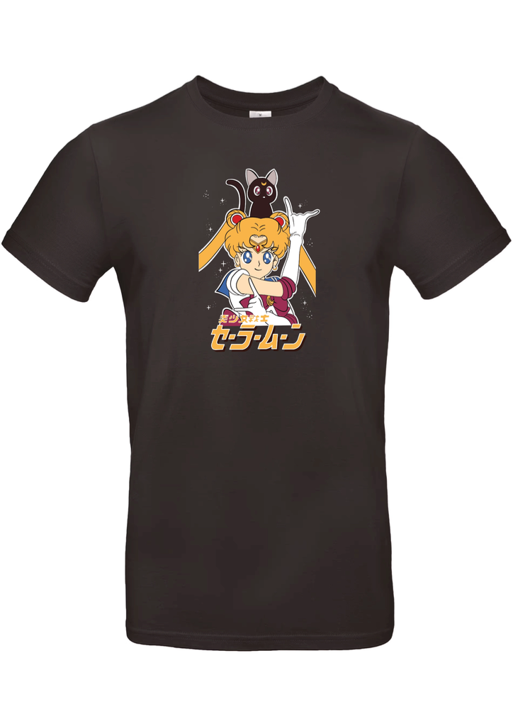 T-Shirt B&C E190 - E12 - Sailor Moon & Chat
