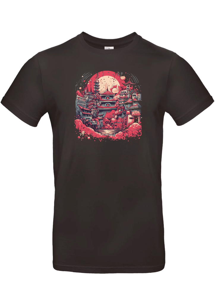 T-Shirt B&C E190 - G02 - Temple Rouge