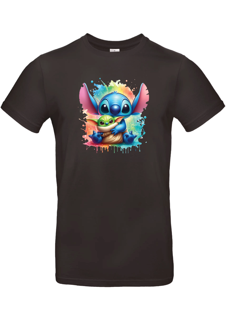 T-Shirt B&C E190 - H19 - Stitch & Grogu