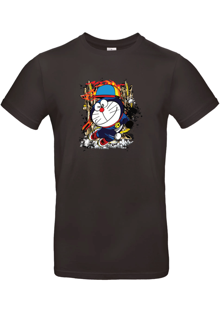 T-Shirt B&C E190 - J11 - Chat bleu