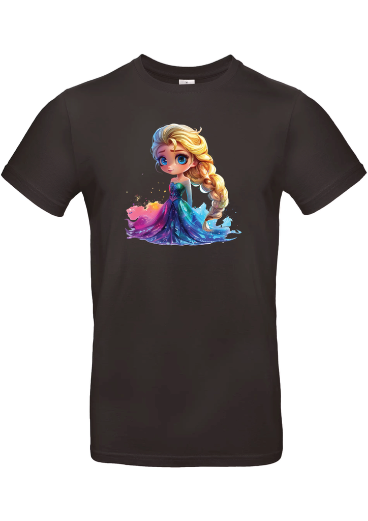 T-Shirt B&C E190 - J21 - Reine des Neiges enfants assise