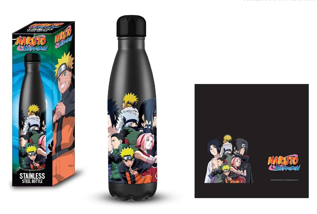 NARUTO - Team - Bouteille en Aluminium - 600 ml