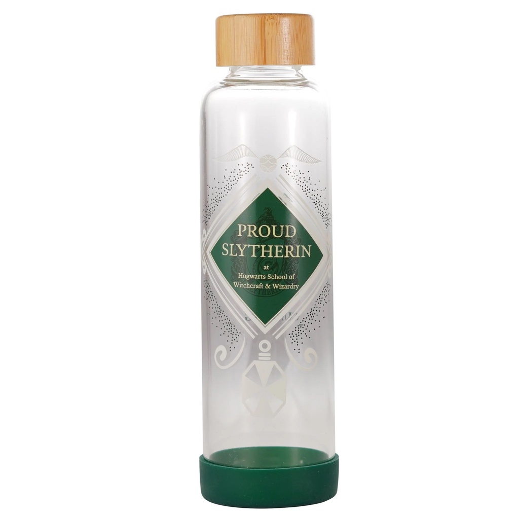 HARRY POTTER - Fier Serpentard - Bouteille d'eau en Verre 500ml