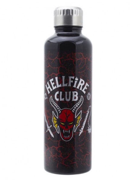 STRANGER THINGS - Hellfire Club - Bouteille d'eau en Metal