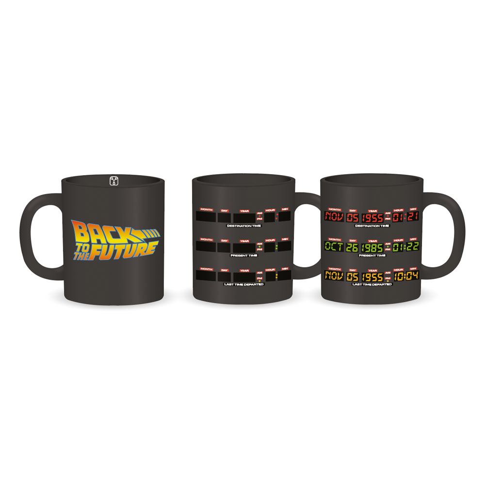 Retour vers le futur mug à effet thermique Times
