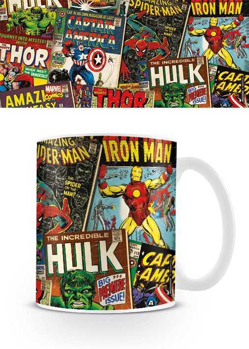 Marvel Comics mug Covers