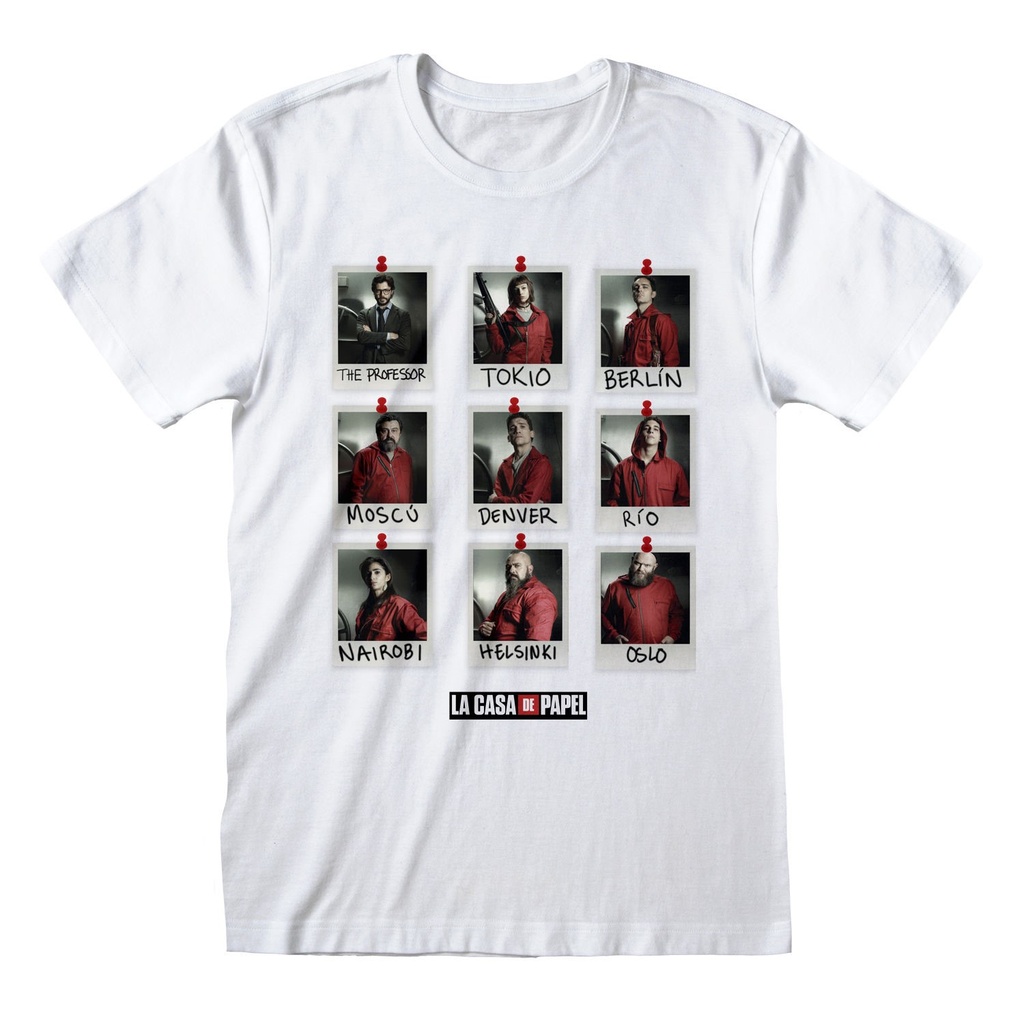 La Casa de Papel - T-Shirt Polaroid