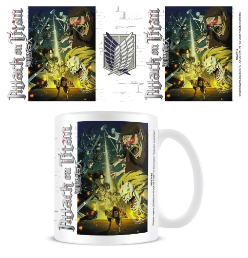 L'Attaque des Titans S4 - Mug 315ml - Escouade vs Titans