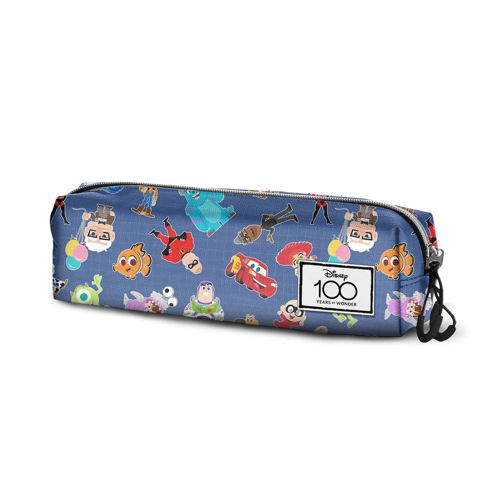 Disney 100 Ans - Family - Trousse Carré 21x7x5,5cm