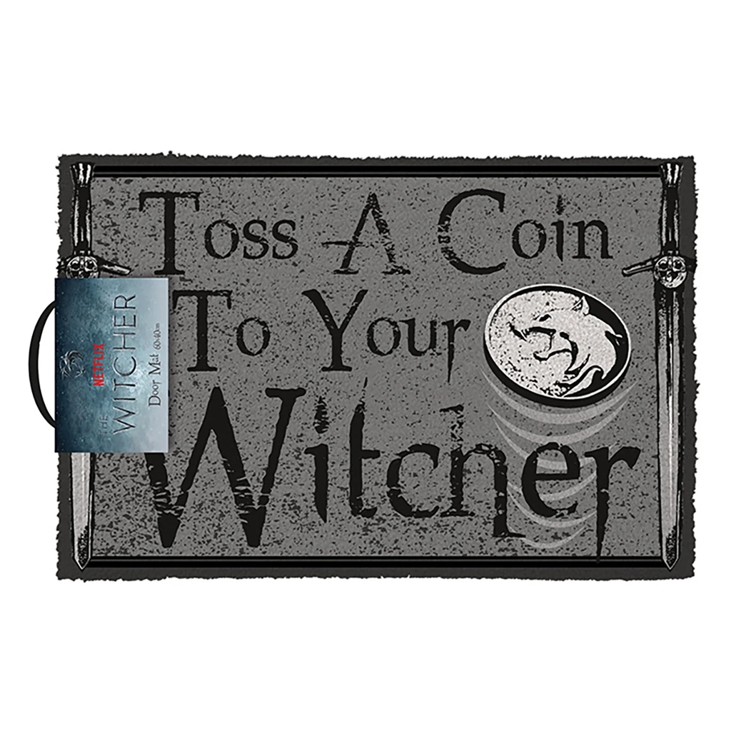 The Witcher - Lancez une pièce - Paillasson