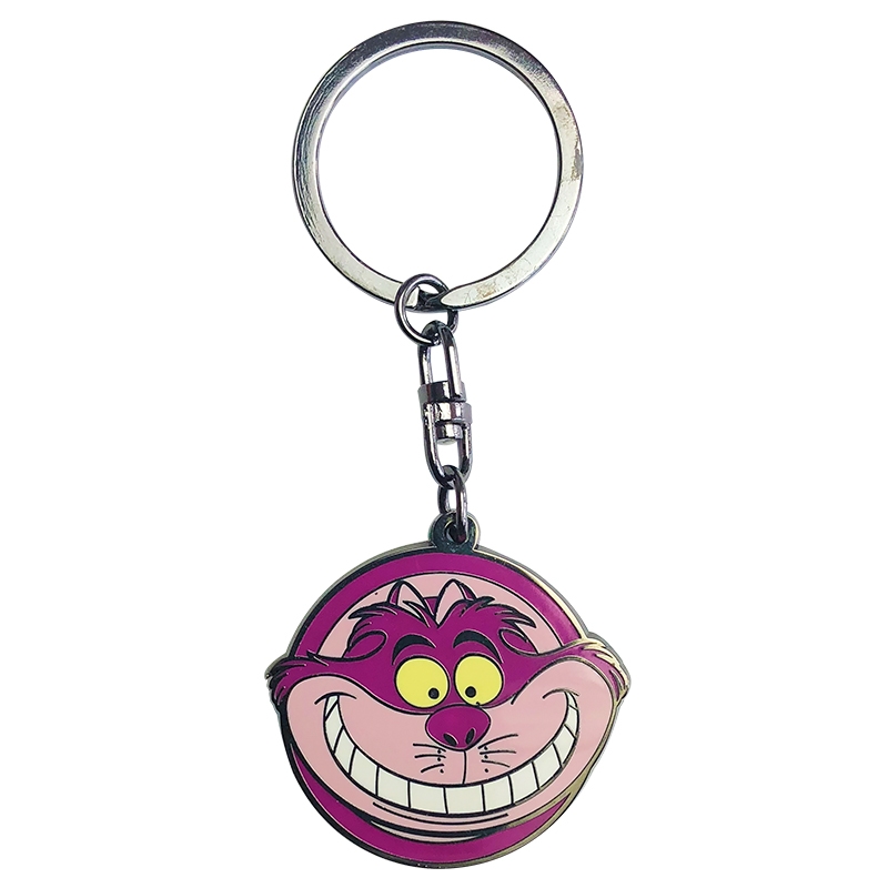 Alice - Porte-clés métal - Alice/Chat du Cheshire