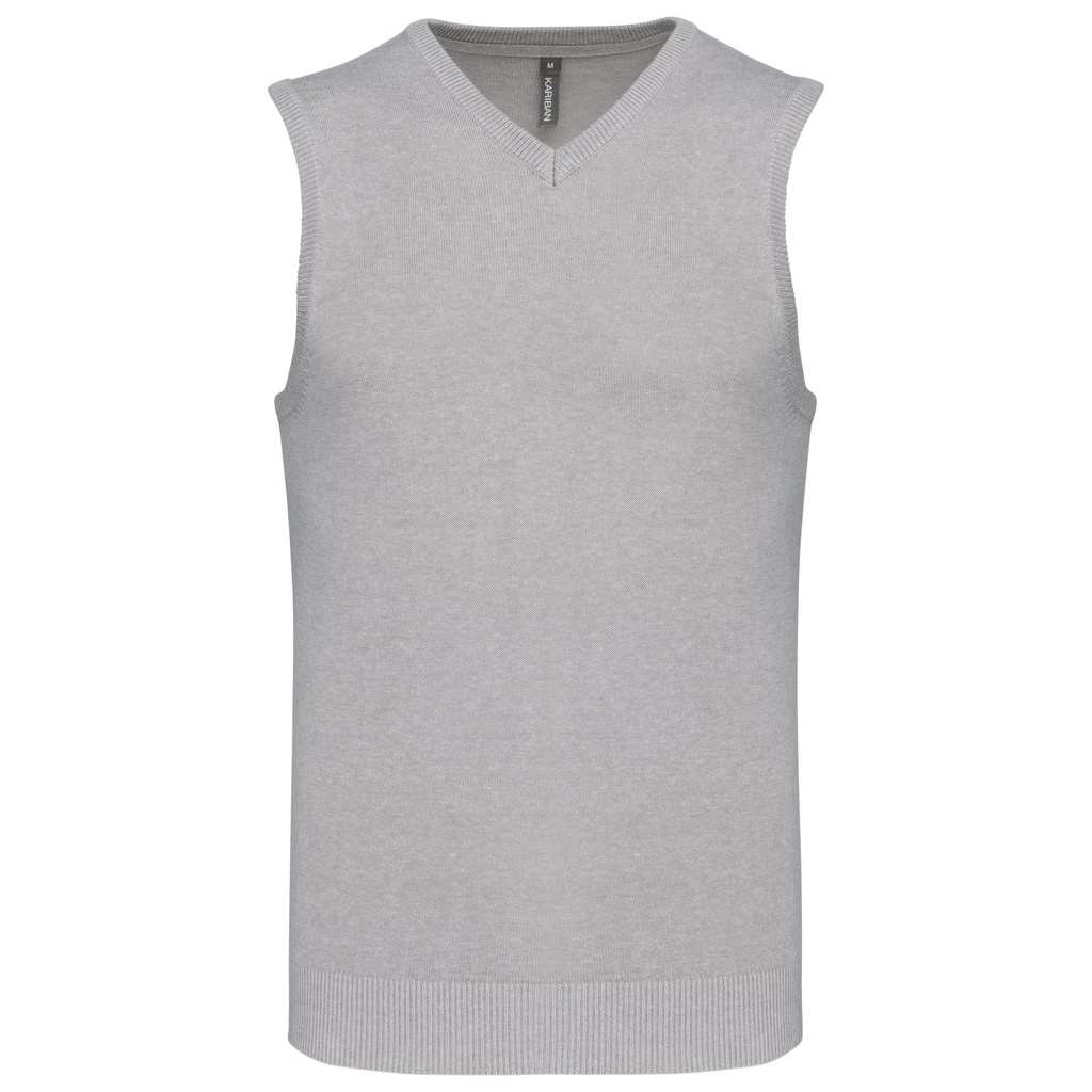 Pull col V sans manches