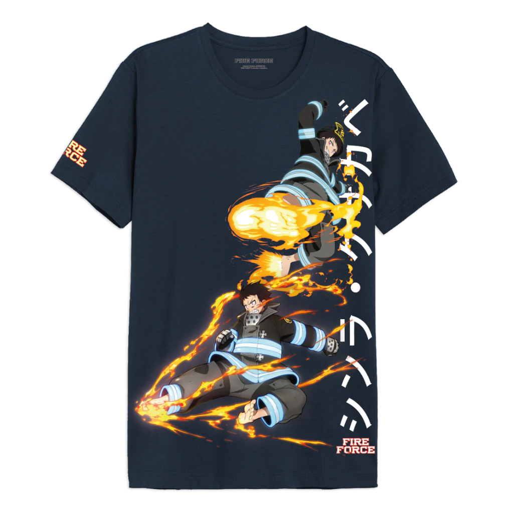 FIRE FORCE - Shinra - T-Shirt Oversize Homme