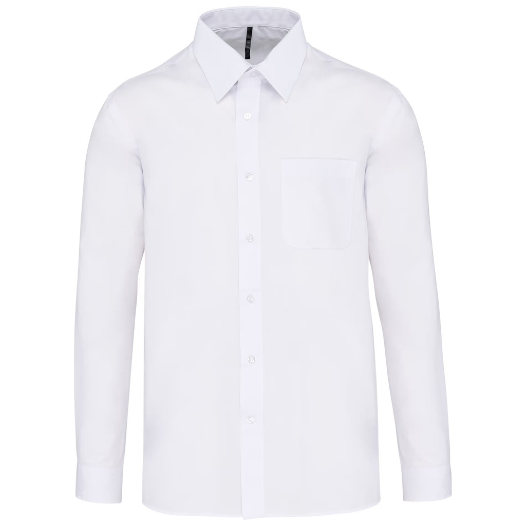 Chemise popeline polycoton homme