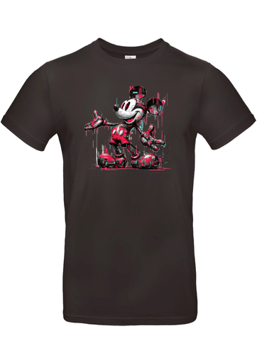 T-Shirt B&C E190 - A08 - Mickey futuriste