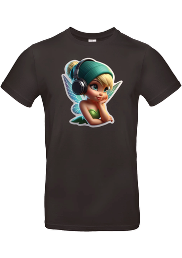 T-Shirt B&C E190 - A09 - Fée clochette bonnet