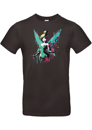 T-Shirt B&C E190 - A10 - Fée clochette futuriste