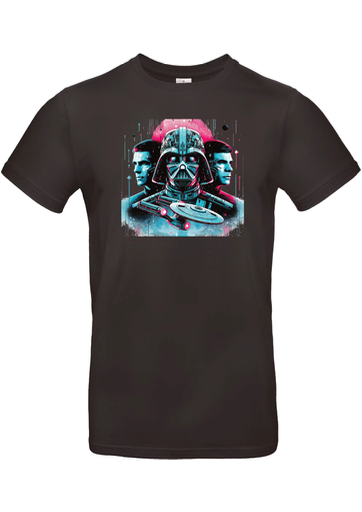 T-Shirt B&C E190 - A12 - Vador VS Star Trek
