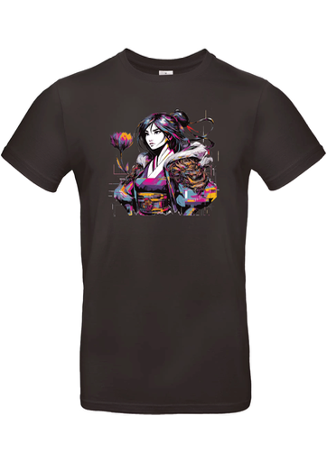 T-Shirt B&C E190 - A14 - Mulan dragon