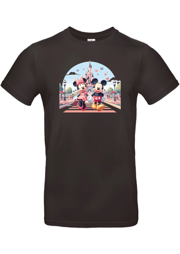 T-Shirt B&C E190 - A20 - Mickey/Minnie Château