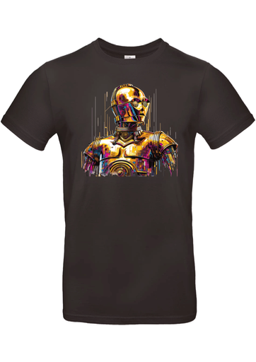 T-Shirt B&C E190 - B16 - C3PO futuriste