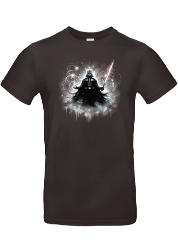 T-Shirt B&C E190 - B18 - Vador noir & blanc