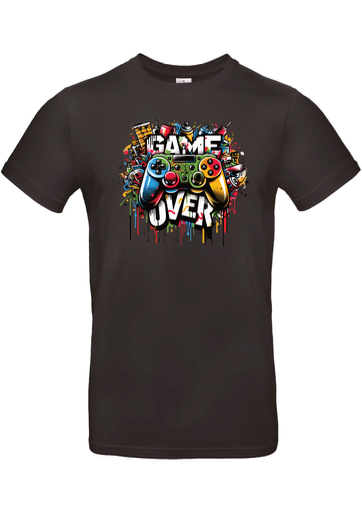 T-Shirt B&C E190 - D01 - Manette Game Over