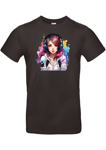 T-Shirt B&C E190 - D06 - Gameuse Rousse