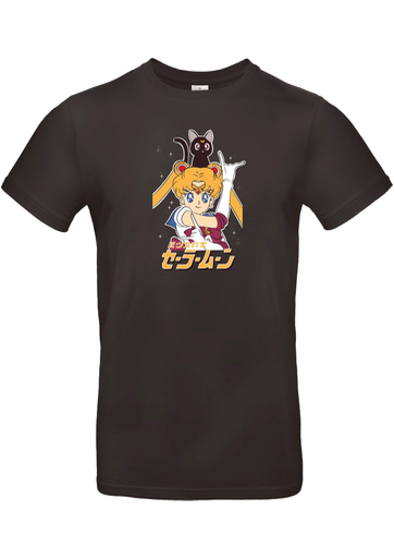 T-Shirt B&C E190 - E12 - Sailor Moon & Chat