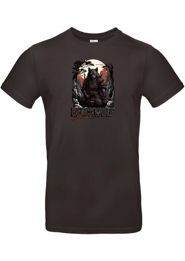 T-Shirt B&C E190 - E24 - Loup samurai
