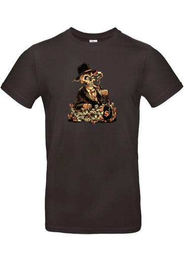 T-Shirt B&C E190 - G23 - Squlette Dollar