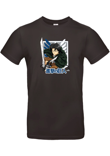 T-Shirt B&C E190 - H06 - Attaque des Titans Garçon