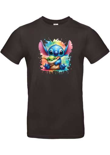 T-Shirt B&C E190 - H19 - Stitch & Grogu