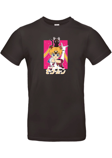 T-Shirt B&C E190 - I14 - Sailor Moon rose