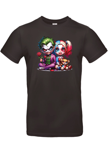 T-Shirt B&C E190 - J07 - Joker & Harley Quinn