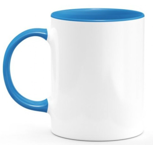 [Mug_11oz_bleu ciel] Mug anse Bleu Ciel